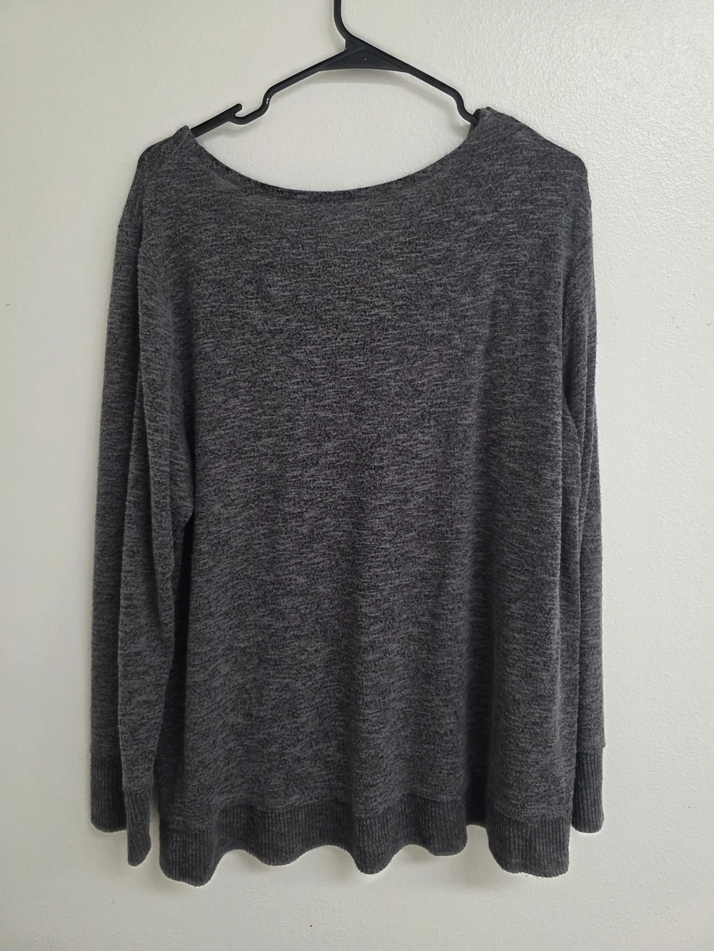 Happy Fall Y'all Dark Gray Long Sleeve Tee (0702)